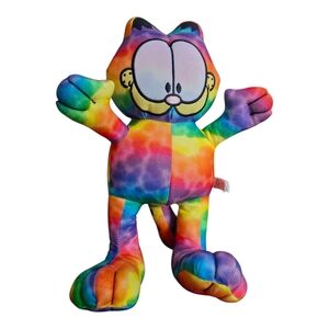 Colorful Tie-Dye Garfield Plush 2016